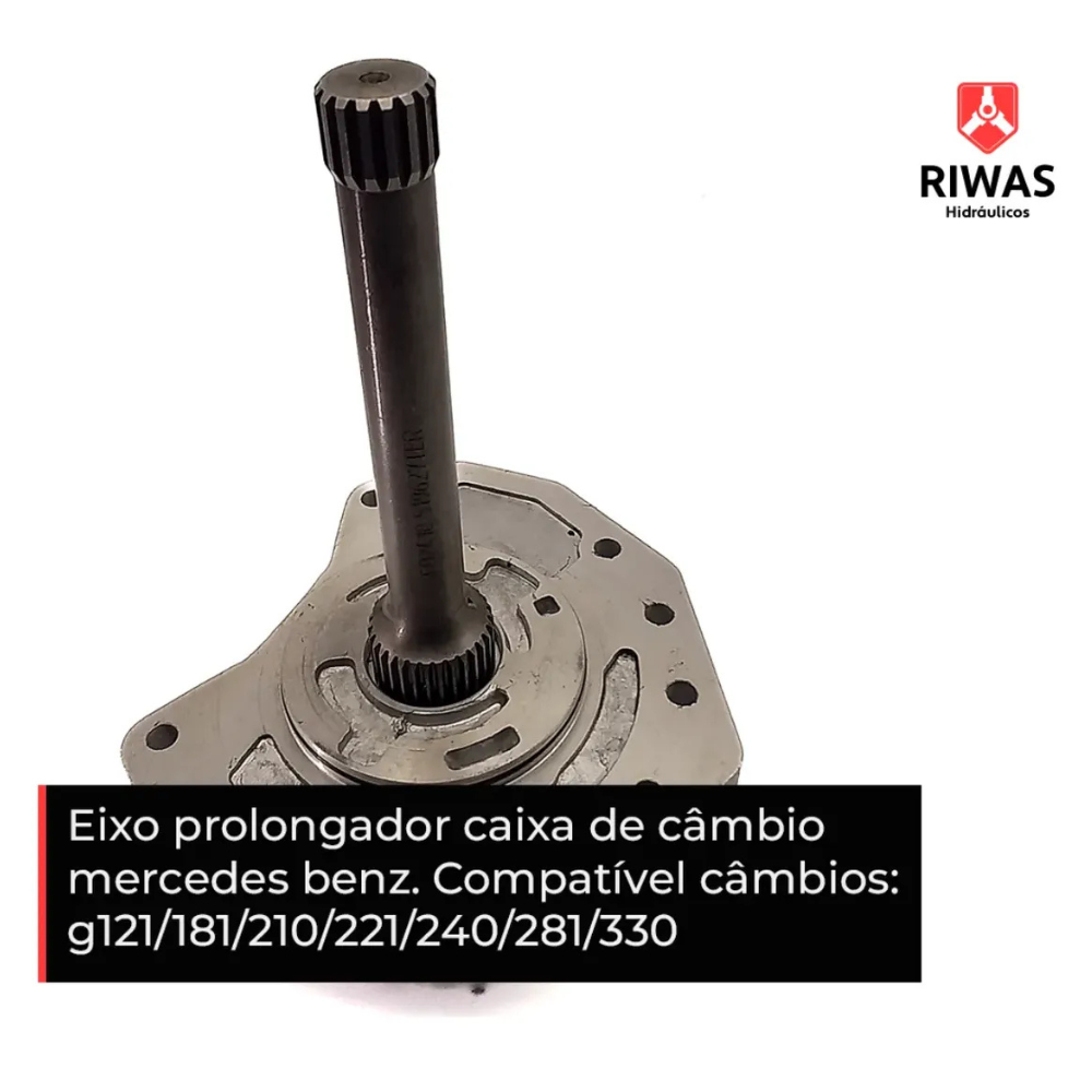 Eixo Prolongador Caixa de Câmbio Mercedes-Benz G 291-12 / G 340-12 / G 330 LV / G 221 LV Com Retarder - Imagem 3