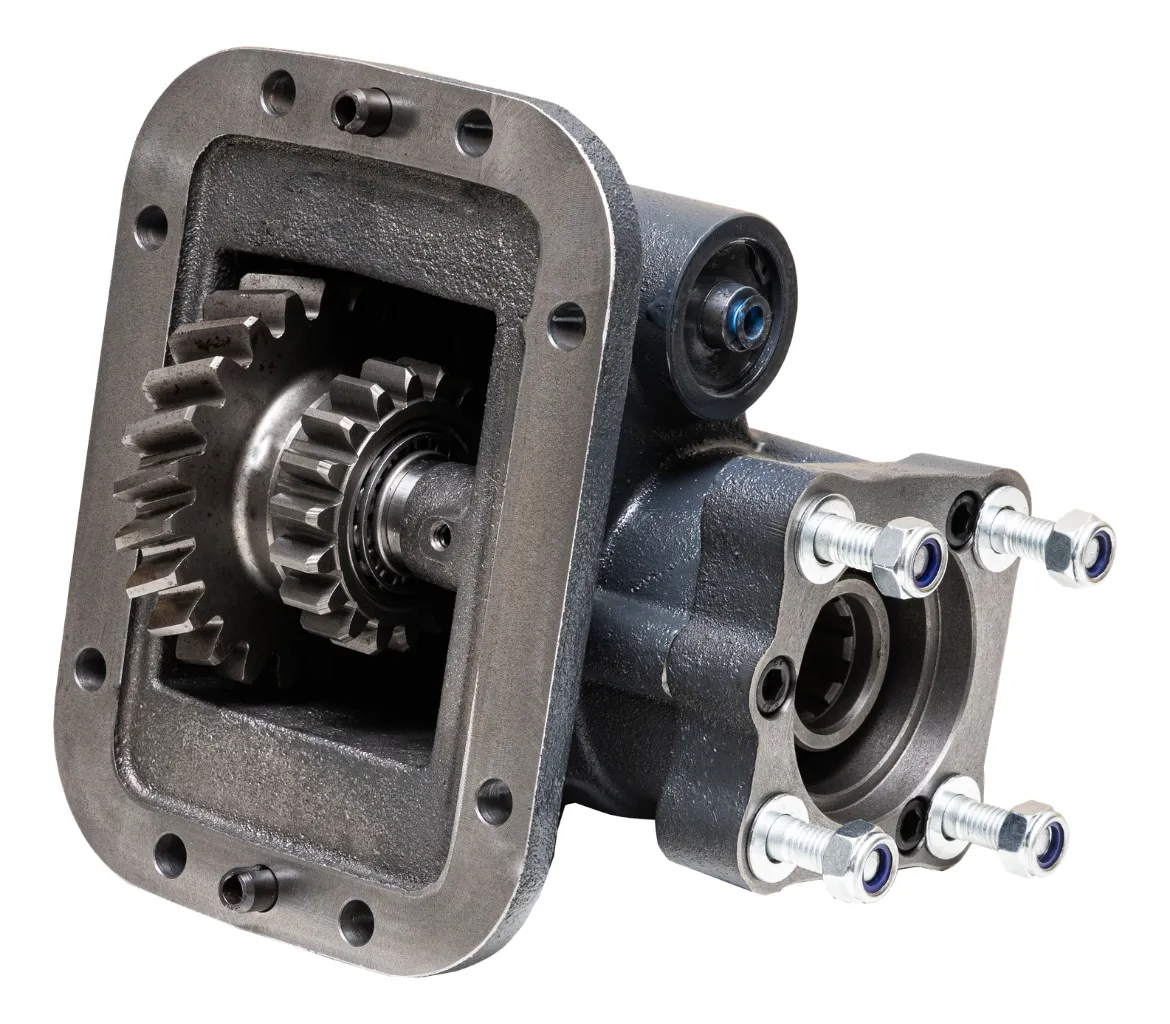 Tomada de Força Inferior/Lateral Eaton Fuller RT 7608 LL / RT 8609 A / RT 8908 LL e outros - Saída Flange DIN 5462 - Imagem 3